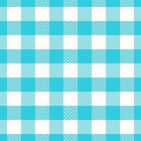 Group pattern background plaid, installing seamless texture fabric. Handmade check tartan textile vector in cyan and white colors.