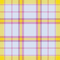 Tartan scotland seamless plaid pattern vector. Retro background fabric. Vintage check color square geometric texture. vector