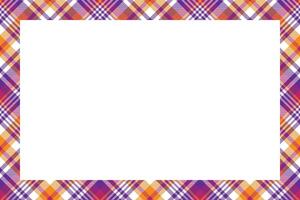 Rectangle borders and Frames vector. Border pattern geometric vintage frame design. Scottish tartan plaid fabric texture. Template for gift card, collage, scrapbook or photo album and portrait. vector