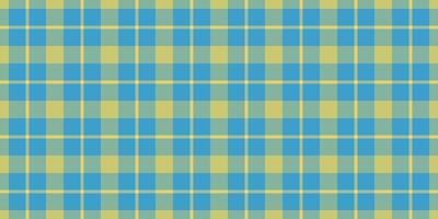 Detailed textile texture check, material plaid vector background. Mat tartan seamless pattern fabric in pastel and cyan colors.