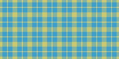 Detailed textile texture check, material plaid vector background. Mat tartan seamless pattern fabric in pastel and cyan colors.