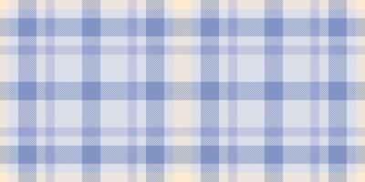 India plaid vector seamless, free pattern check background. Luxury fabric texture tartan textile in white and blue colors.