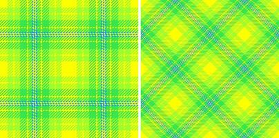 Plaid textile texture of check background seamless with a vector tartan pattern fabric.