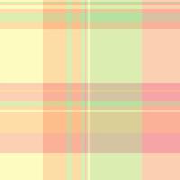 Textile fabric seamless of background vector texture with a check pattern tartan plaid.