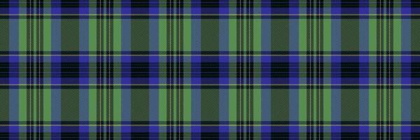 December textile plaid tartan, minimalist texture pattern background. Idyllic vector fabric check seamless in black and green colors.