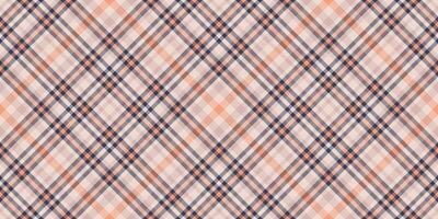 Front plaid pattern vector, fashioned textile texture seamless. Fancy tartan fabric background check in light and blue colors. vector