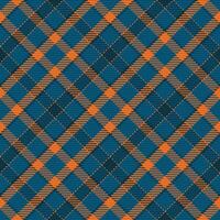 Seamless pattern of scottish tartan plaid. Repeatable background with check fabric texture. Vector backdrop striped textile print.