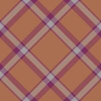 Plaid pattern vector. Check fabric texture. Seamless textile design for clothes, paper print. vector