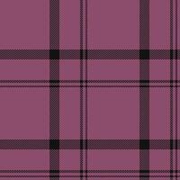 Plaid seamless pattern. Check fabric texture. Vector textile print.