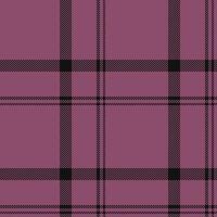 Plaid seamless pattern. Check fabric texture. Vector textile print.