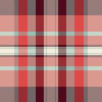 Texture vector background of check seamless fabric with a plaid tartan pattern textile.