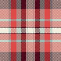 Texture vector background of check seamless fabric with a plaid tartan pattern textile.