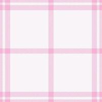 Plaid check pattern. Seamless fabric texture. Tartan textile print. vector