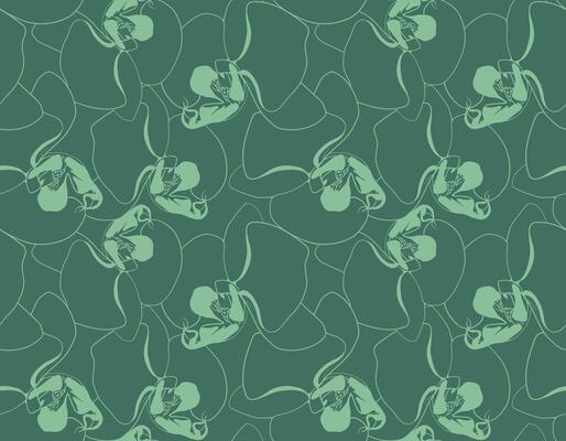 Floral pattern seamless background. Foliage and flower wallpaper design of nature.