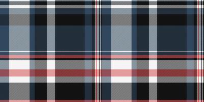 Day tartan check textile, english pattern fabric texture. Harvest plaid seamless background vector in black and cyan colors.