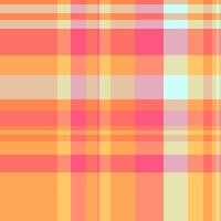 Background check seamless of vector fabric tartan with a plaid pattern textile texture.