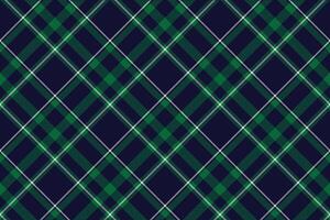 Tartan plaid background, diagonal check seamless pattern. Vector fabric texture for textile print, wrapping paper, gift card, wallpaper.