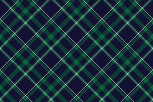 Tartan plaid background, diagonal check seamless pattern. Vector fabric texture for textile print, wrapping paper, gift card, wallpaper.