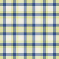 Plaid seamless pattern. Check fabric texture. Vector textile print.