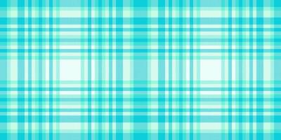 Fibrous tartan vector texture, trend fabric pattern check. Installing seamless plaid background textile in cyan and light colors.