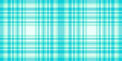 Fibrous tartan vector texture, trend fabric pattern check. Installing seamless plaid background textile in cyan and light colors.