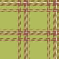 Seamless fabric pattern of background textile texture with a vector check plaid tartan.