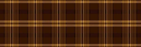 Infant texture tartan textile, poncho vector fabric plaid. Revival check background pattern seamless in dark and orange colors.