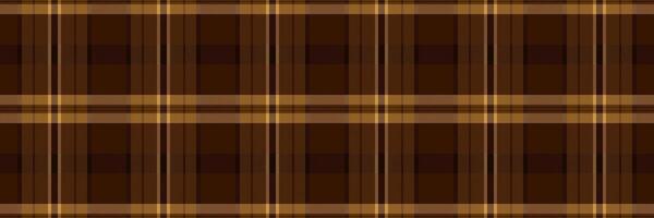 Infant texture tartan textile, poncho vector fabric plaid. Revival check background pattern seamless in dark and orange colors.