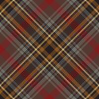 Plaid pattern vector. Check fabric texture. Seamless textile design for clothes, paper print. vector