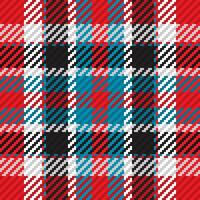 Seamless pattern of scottish tartan plaid. Repeatable background with check fabric texture. Vector backdrop striped textile print.