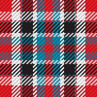 Seamless pattern of scottish tartan plaid. Repeatable background with check fabric texture. Vector backdrop striped textile print.