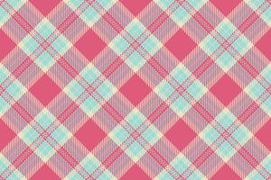 Pattern background plaid of seamless texture tartan with a textile fabric check vector. vector