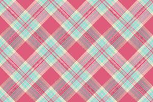 Pattern background plaid of seamless texture tartan with a textile fabric check vector. vector