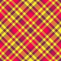 Seamless texture fabric of background vector textile with a tartan pattern plaid check.