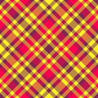 Seamless texture fabric of background vector textile with a tartan pattern plaid check.