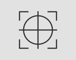Target icon vector