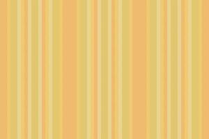 Drapery pattern textile vector, textile fabric background stripe. Network vertical seamless texture lines in yellow and orange colors. vector