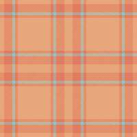 Plaid seamless pattern. Check fabric texture. Vector textile print.