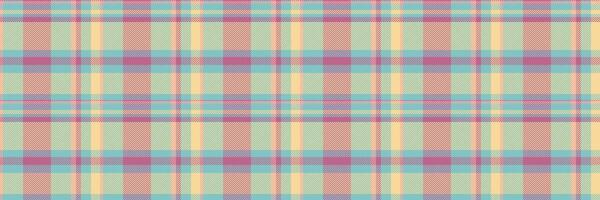 Flooring fabric check plaid, english texture tartan pattern. Show seamless textile vector background in teal and amber colors.