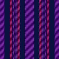 Close up background fabric textile, uk vertical vector texture. Finish lines pattern stripe seamless in dark and purple colors.