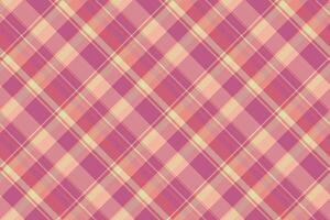 Fabric plaid tartan of vector check textile with a seamless pattern texture background.