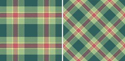 Texture pattern textile of background plaid fabric with a seamless check vector tartan. Set in food colors. Elegant tablecloths for special occasions.