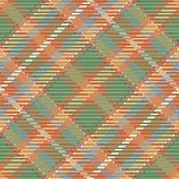 Seamless pattern of scottish tartan plaid. Repeatable background with check fabric texture. Vector backdrop striped textile print.