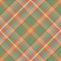 Seamless pattern of scottish tartan plaid. Repeatable background with check fabric texture. Vector backdrop striped textile print.