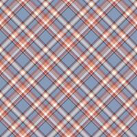 Plaid seamless pattern. Vector background of textile ornament. Flat fabric design.