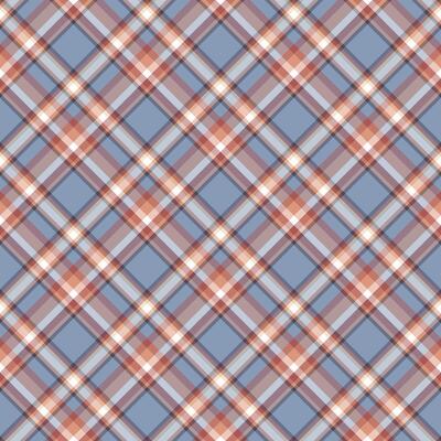 Plaid seamless pattern. Vector background of textile ornament. Flat fabric design.