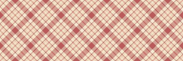 Regular seamless pattern fabric, folk vector tartan texture. Retro textile background plaid check in light and red colors.