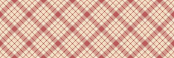 Regular seamless pattern fabric, folk vector tartan texture. Retro textile background plaid check in light and red colors.