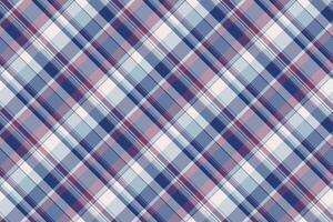 Plaid textile check of pattern texture background with a tartan fabric seamless vector. vector