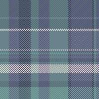 Asymmetric background textile seamless, robe fabric tartan check. Variation texture pattern plaid vector in pastel and teal colors.